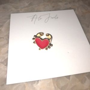 ⭐️ (3 for $30) Heart Statement Ring